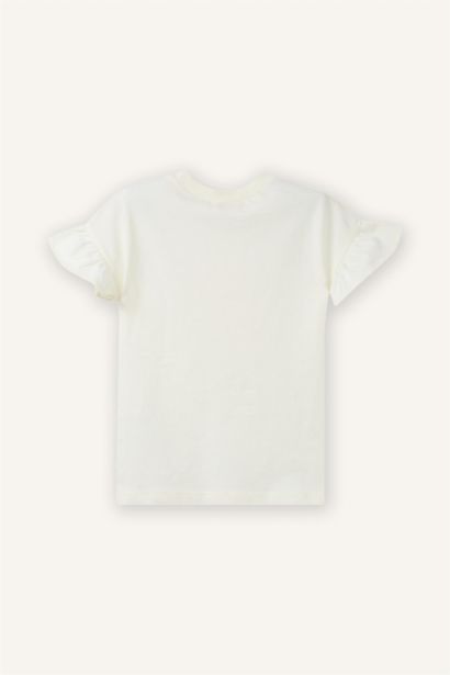 Regular Fit Flower Short Sleeve T-Shirt