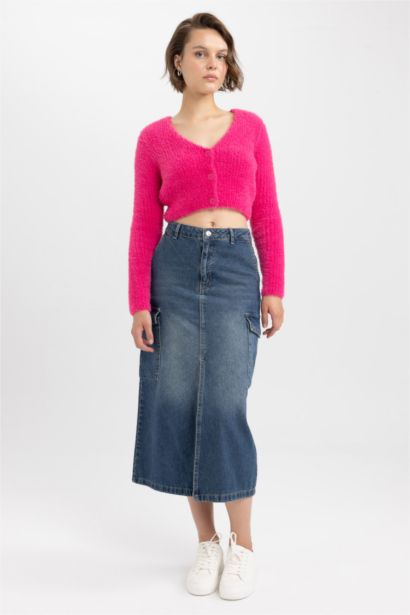 كارديجان تريكو سليم فيت بياقة V