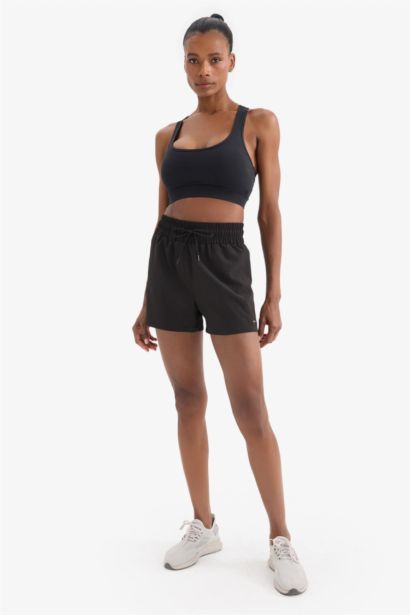 DeFactoFit Standard Fit Flexible Textured Swim Shorts