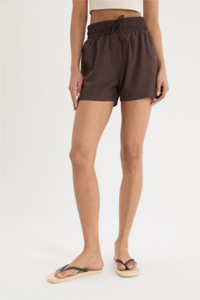 DeFactoFit Standard Fit Flexible Textured Swim Shorts