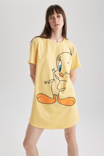 Robe En Tricot Col rond Looney Tunes