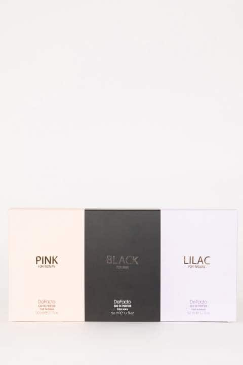 Erkek Black & Kadın Lilac & Pink 3'lü Set Parfüm 50 ml
 - 2