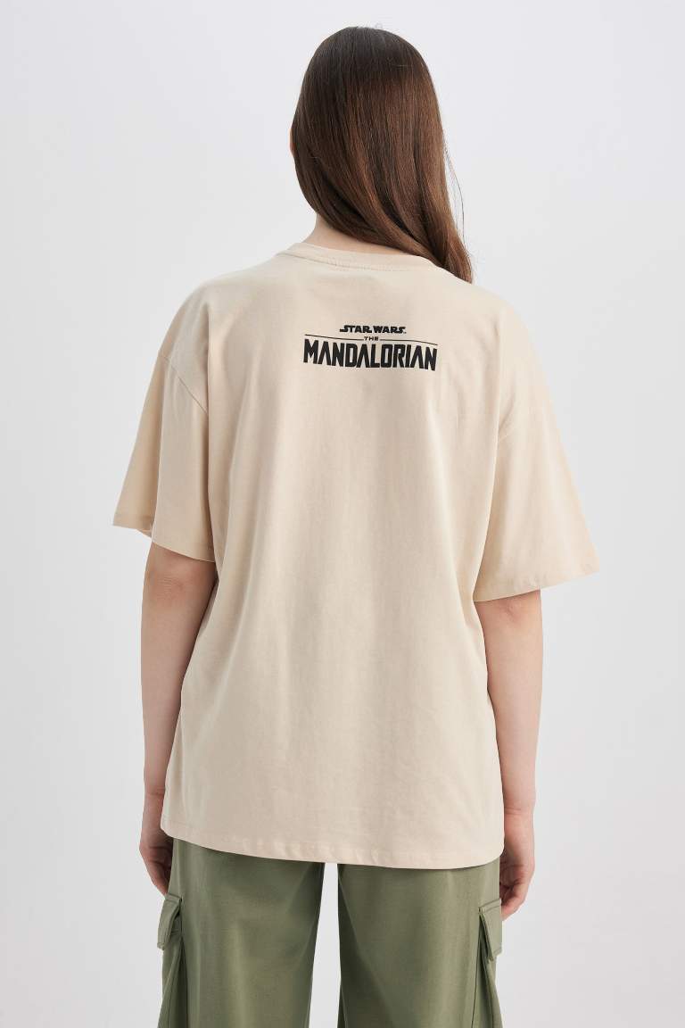 Coool Star Wars Oversize Fit Back Printed Short Sleeve T-Shirt