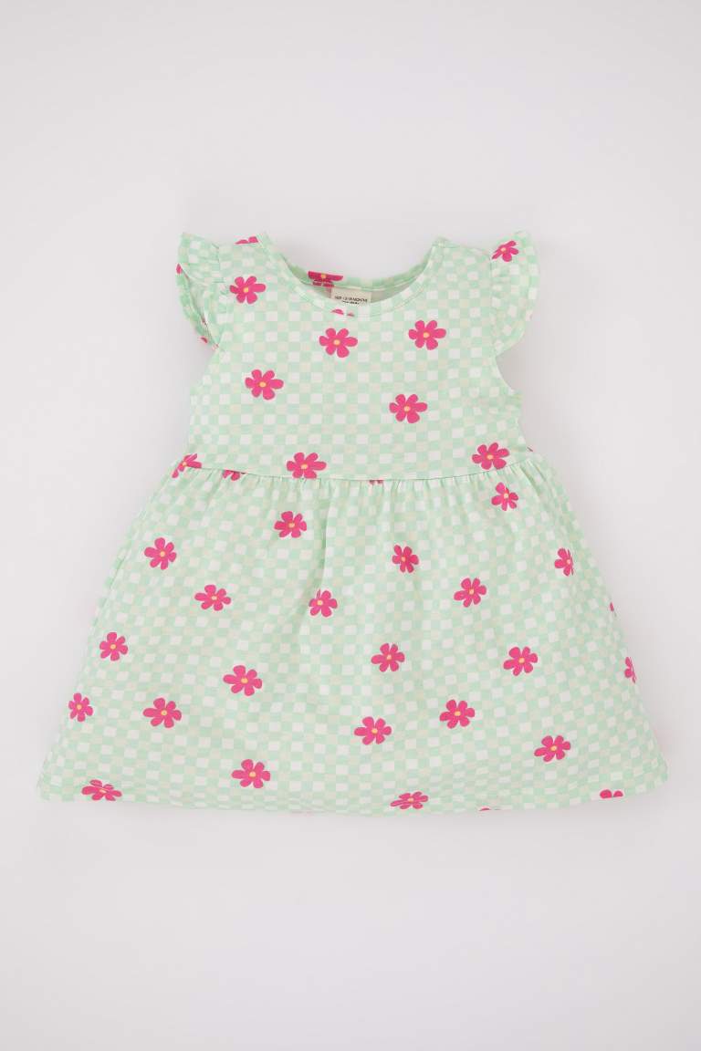 Baby Girl Patterned Sleeveless Dress