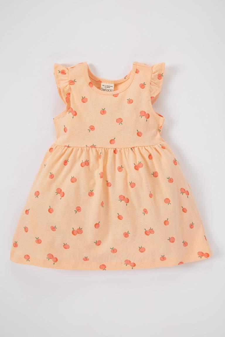 Baby Girl Patterned Sleeveless Dress