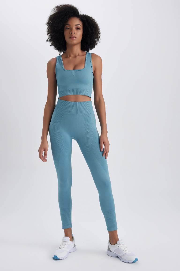 Defacto Fit Crew Neck Sports Bra