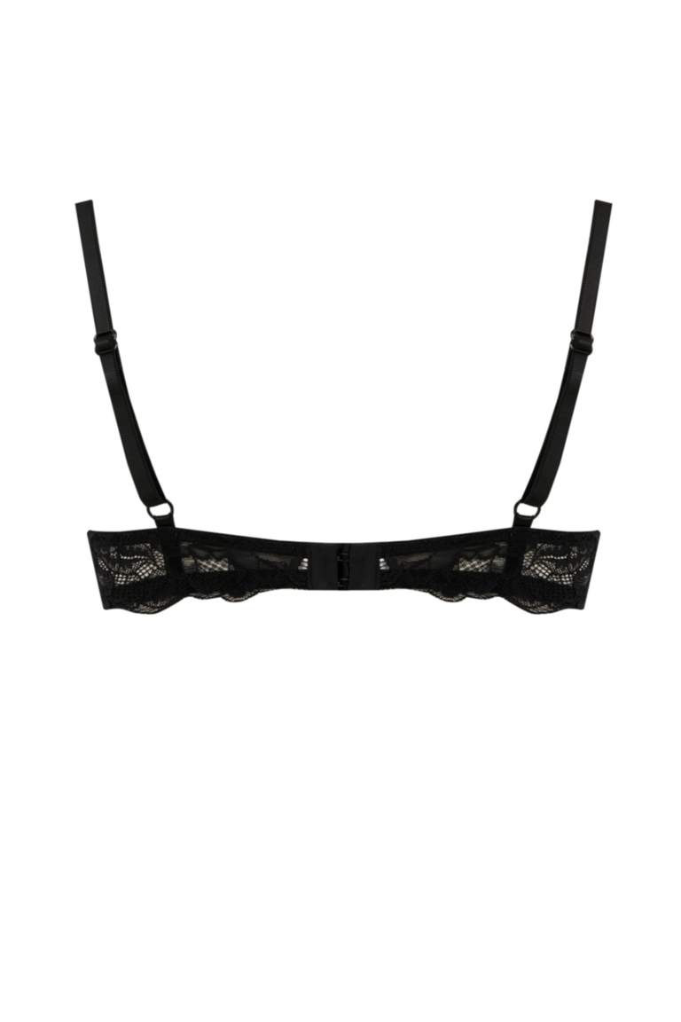 Черный Женщины Бюстгальтер без чашечек кружевной, Fall in Love 2774635 ...