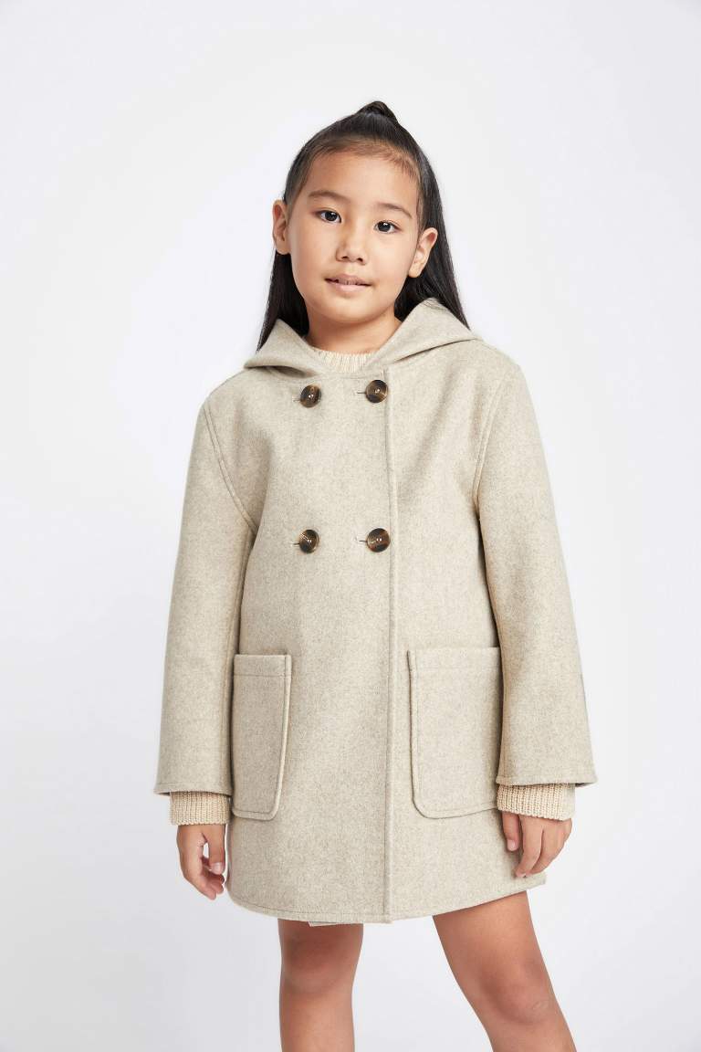 Girl Hooded Cachet Coat