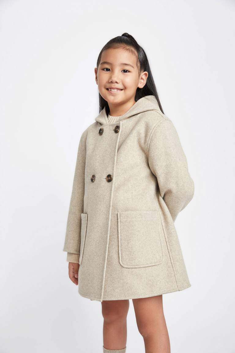 Girl Hooded Cachet Coat