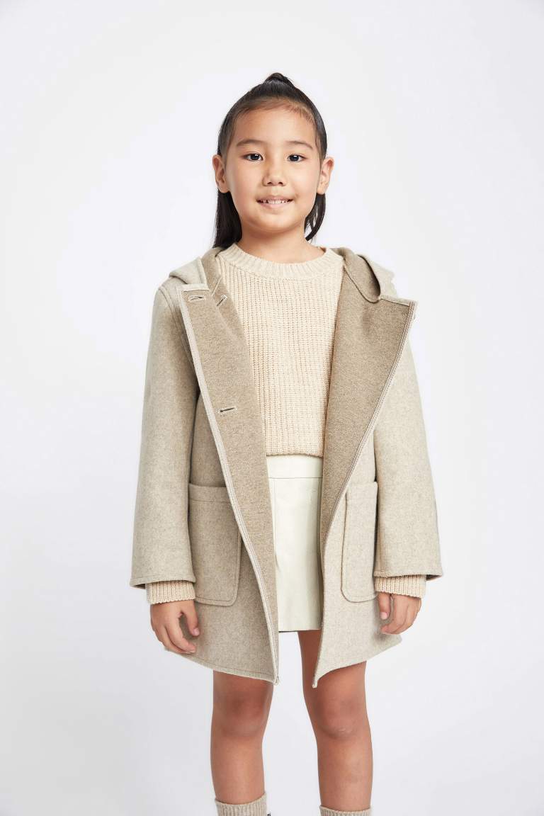 Girl Hooded Cachet Coat