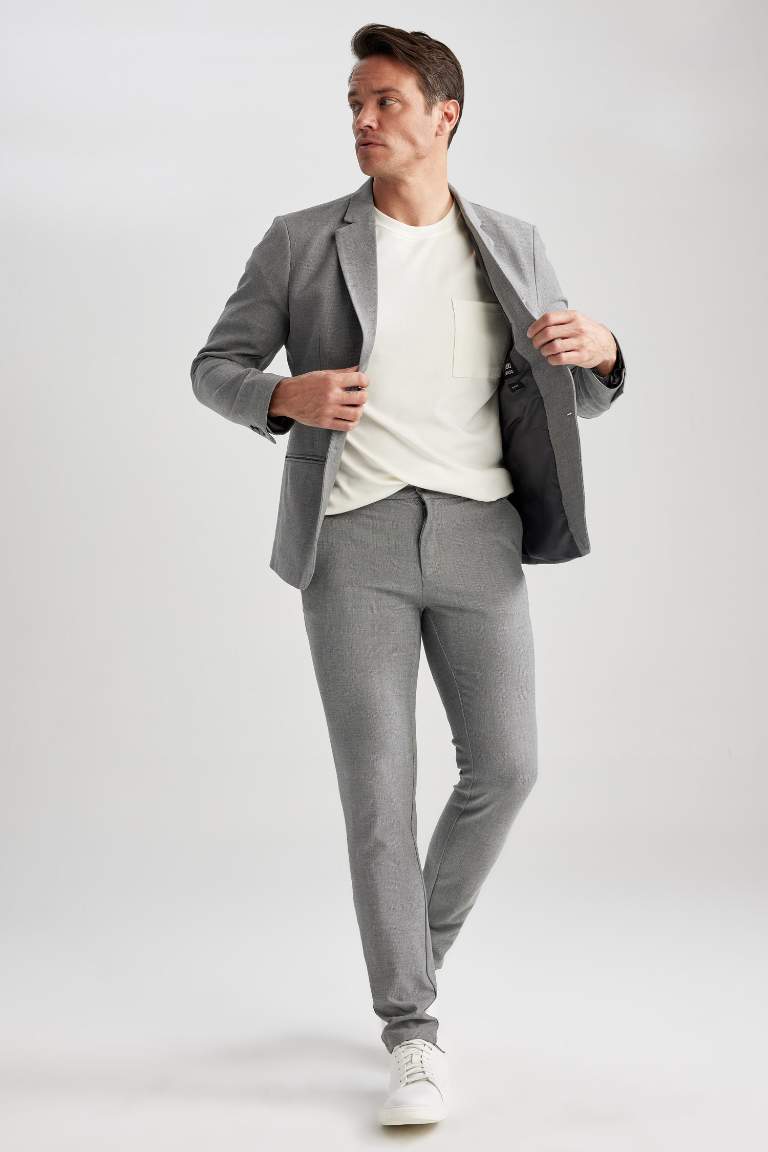 Düz Paça Beli Lastikli Cepli Jogger Pantolon