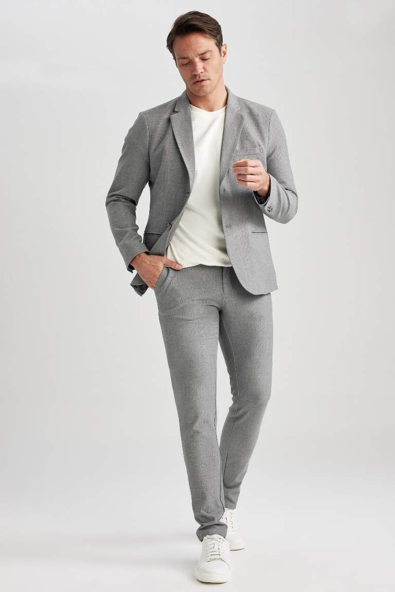 Düz Paça Beli Lastikli Cepli Jogger Pantolon