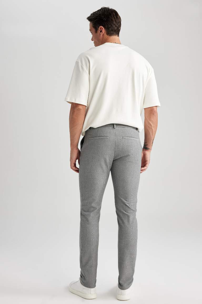 Düz Paça Beli Lastikli Cepli Jogger Pantolon