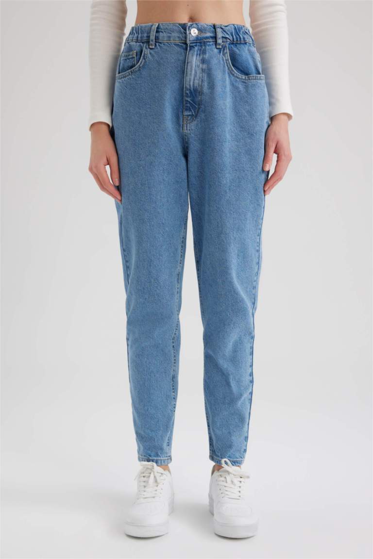 Mezclilla Mom Fit Jean Mujer Koaj Blue WOMAN Mom Fit Jeans 2777860