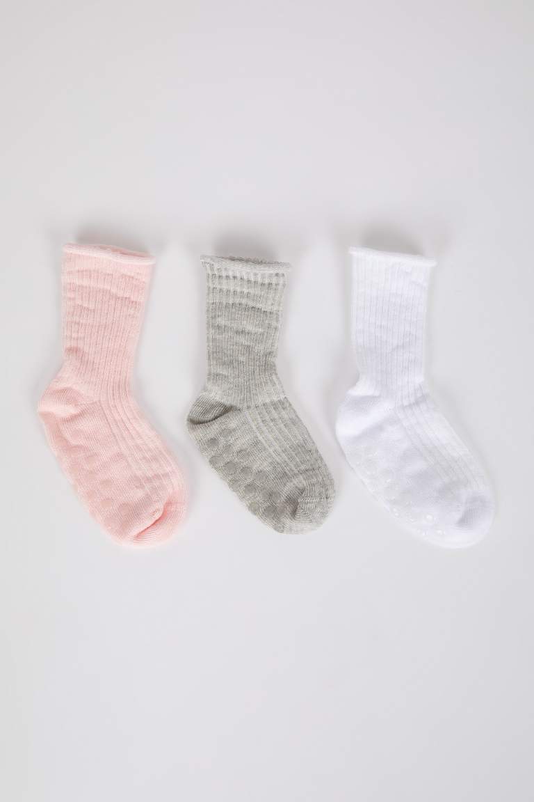 Lot de 3 paires Chaussettes Longues  pour BéBé Fille