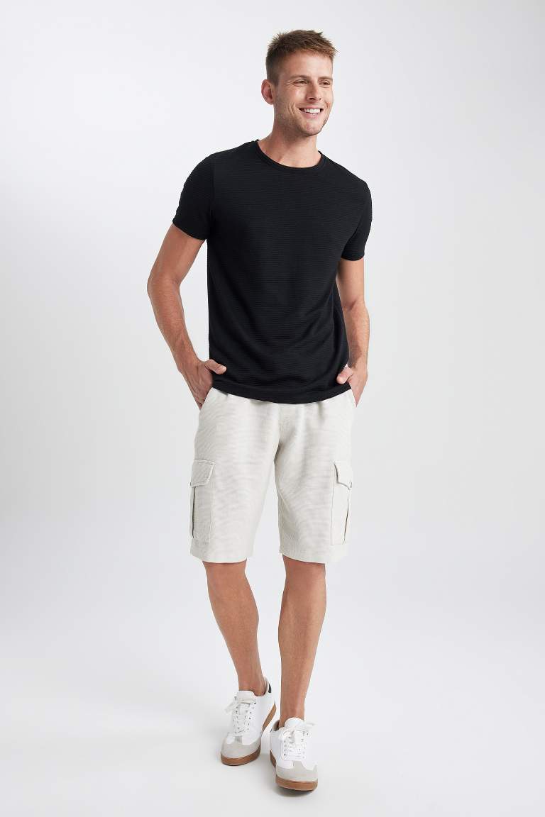 Relax Fit Cotton Bermuda