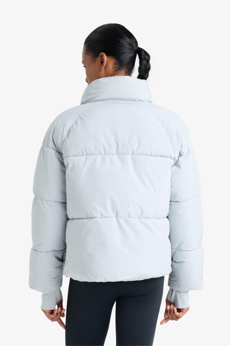 Defactofit Su Geçirmez Regular Fit Dik Yaka Reglan Kol Kışlık Şişme Mont