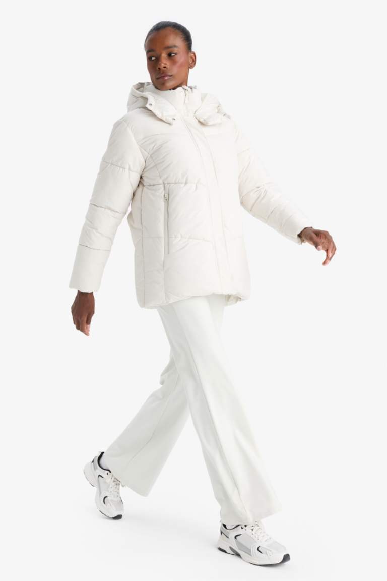 Jacket imperméable à capuche avec doublure polaire de DefactoFit