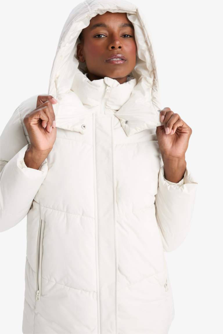 Jacket imperméable à capuche avec doublure polaire de DefactoFit