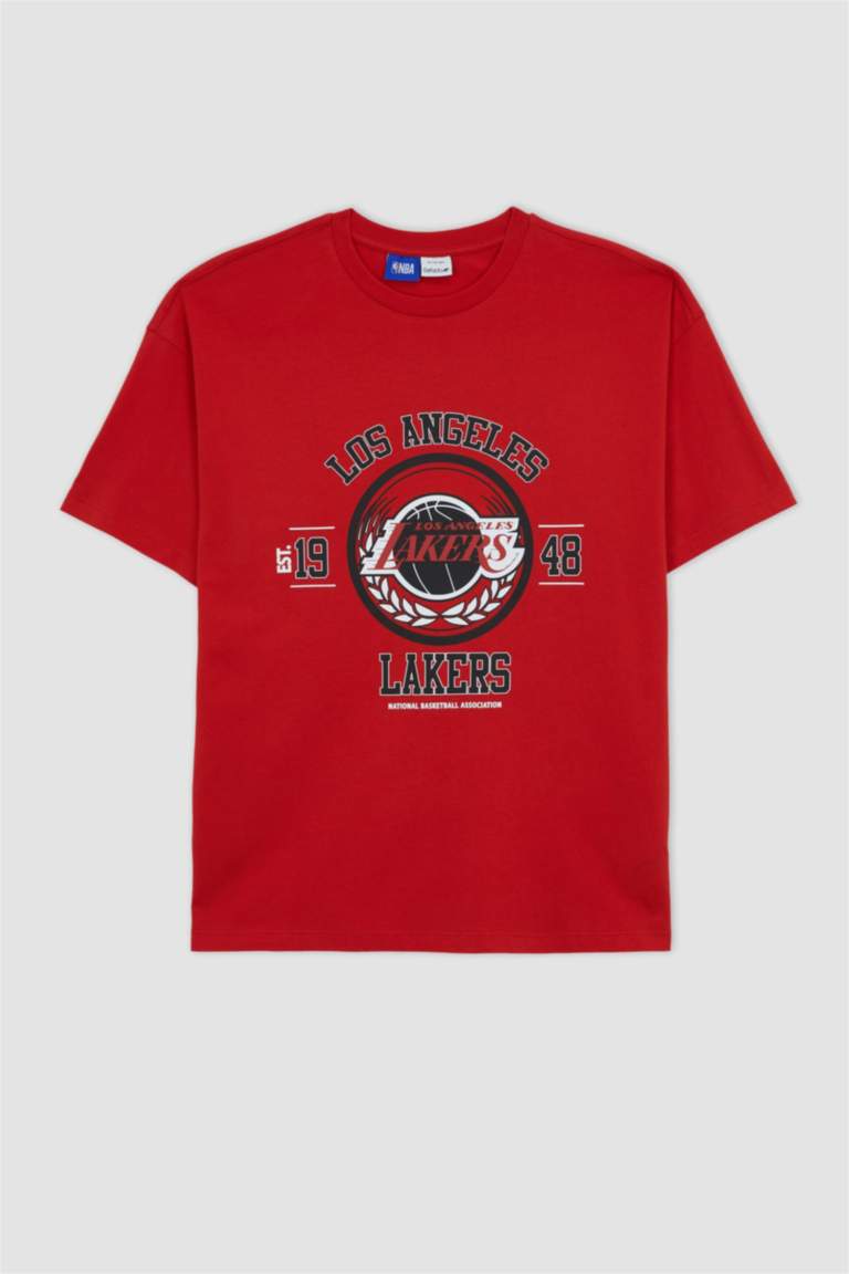 T-shirt Rockport Homme Rouge - Taille L - 100% Coton - Col Rond - Logo