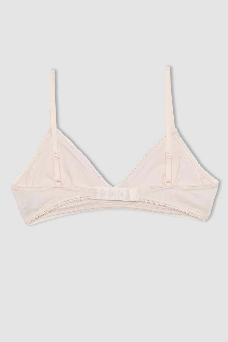 Soutien-gorge en coton avec coques amovibles pour fille