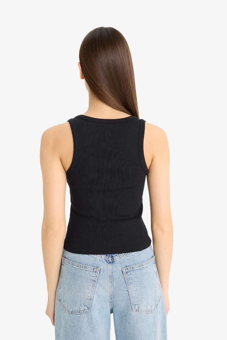 Slim Fit Camisole U Collar Tank Top