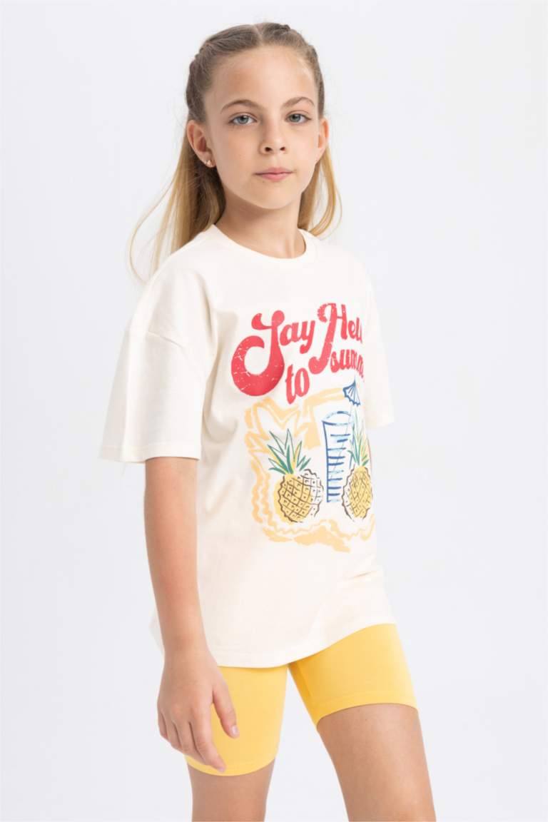 Girl Oversize Fit Short Sleeve T-Shirt