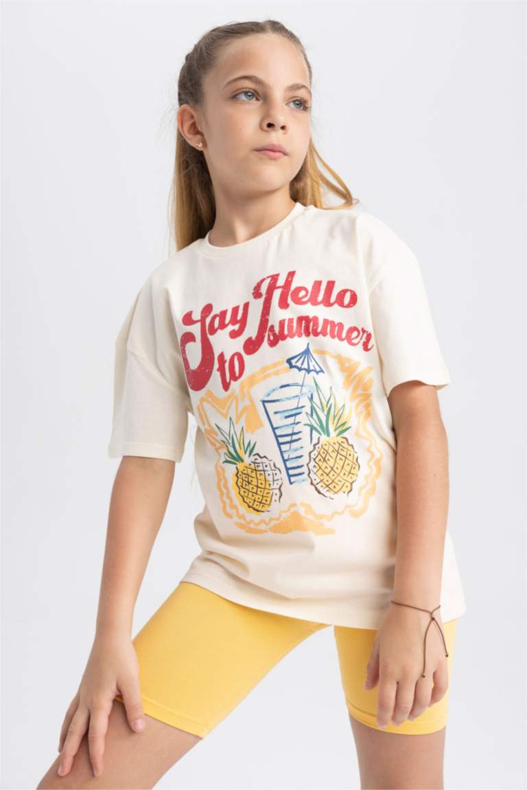 Girl Oversize Fit Short Sleeve T-Shirt