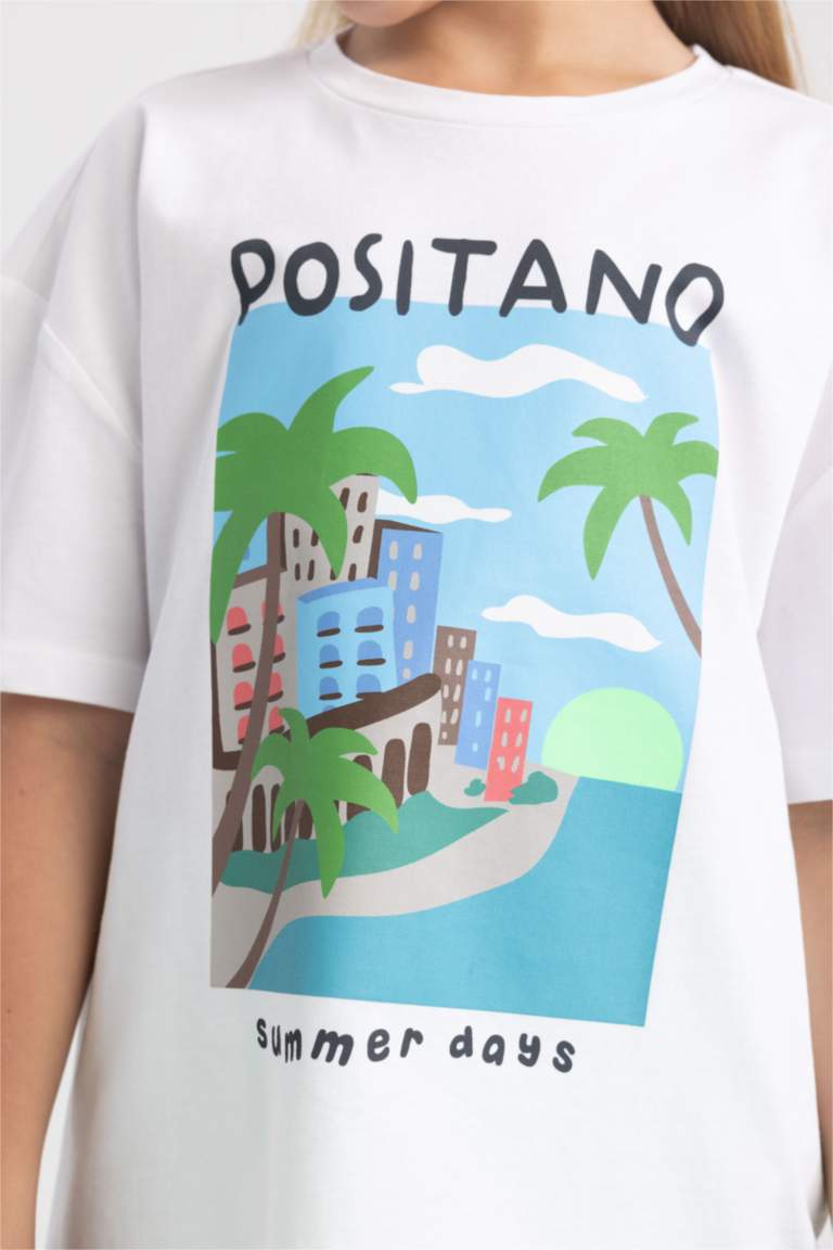 DeFacto T-Shirt Per Bambine E Ragazze - Design Moderno, Morbida E Di Alta Qualità - 2
