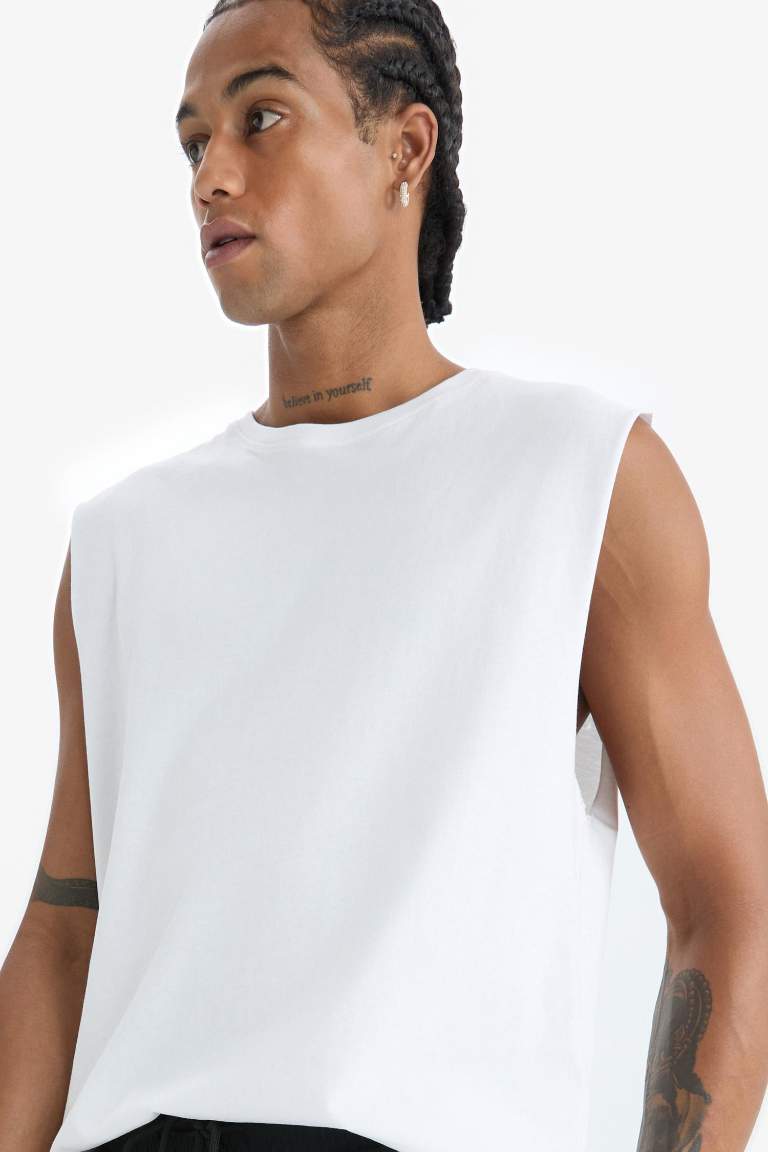 DeFactoFit спортивная футболка с круглым вырезом в стиле boxy fit