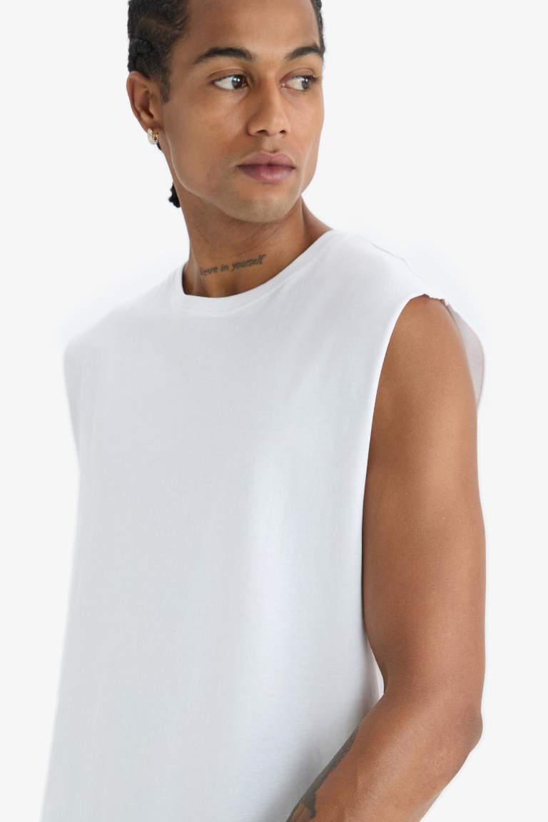 DeFactoFit спортивная футболка с круглым вырезом в стиле boxy fit