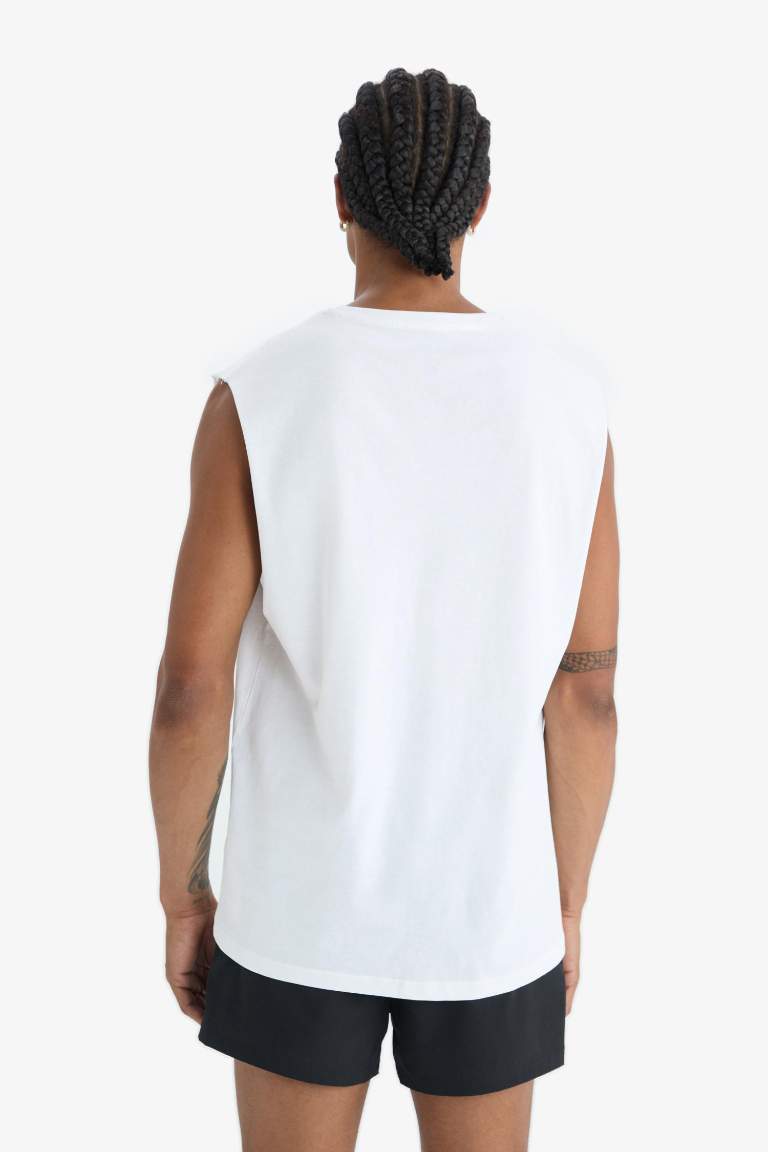 DeFactoFit спортивная футболка с круглым вырезом в стиле boxy fit