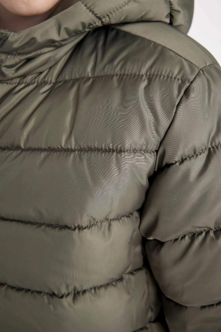 Doudoune à capuche imperméable pour Garçon