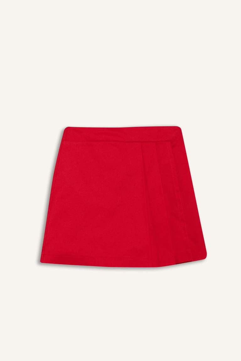 Girl Gabardine Regular Fit Skirt