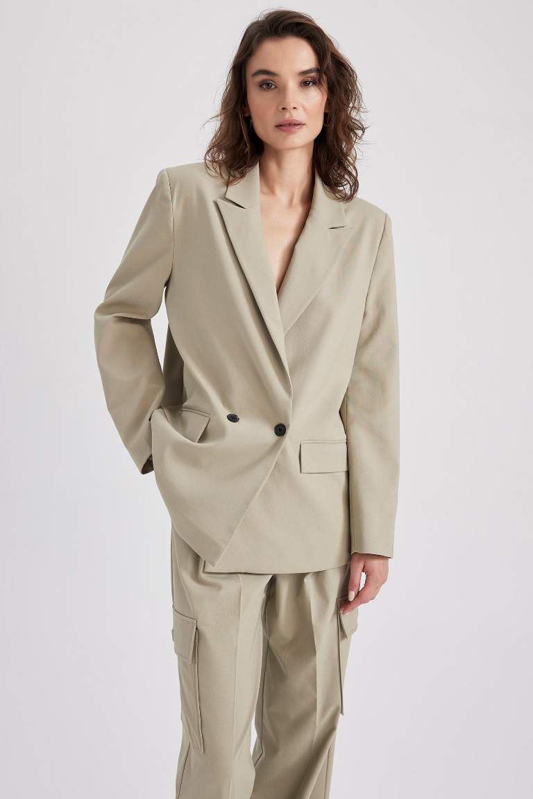 Loose Fit Blazer Ceket