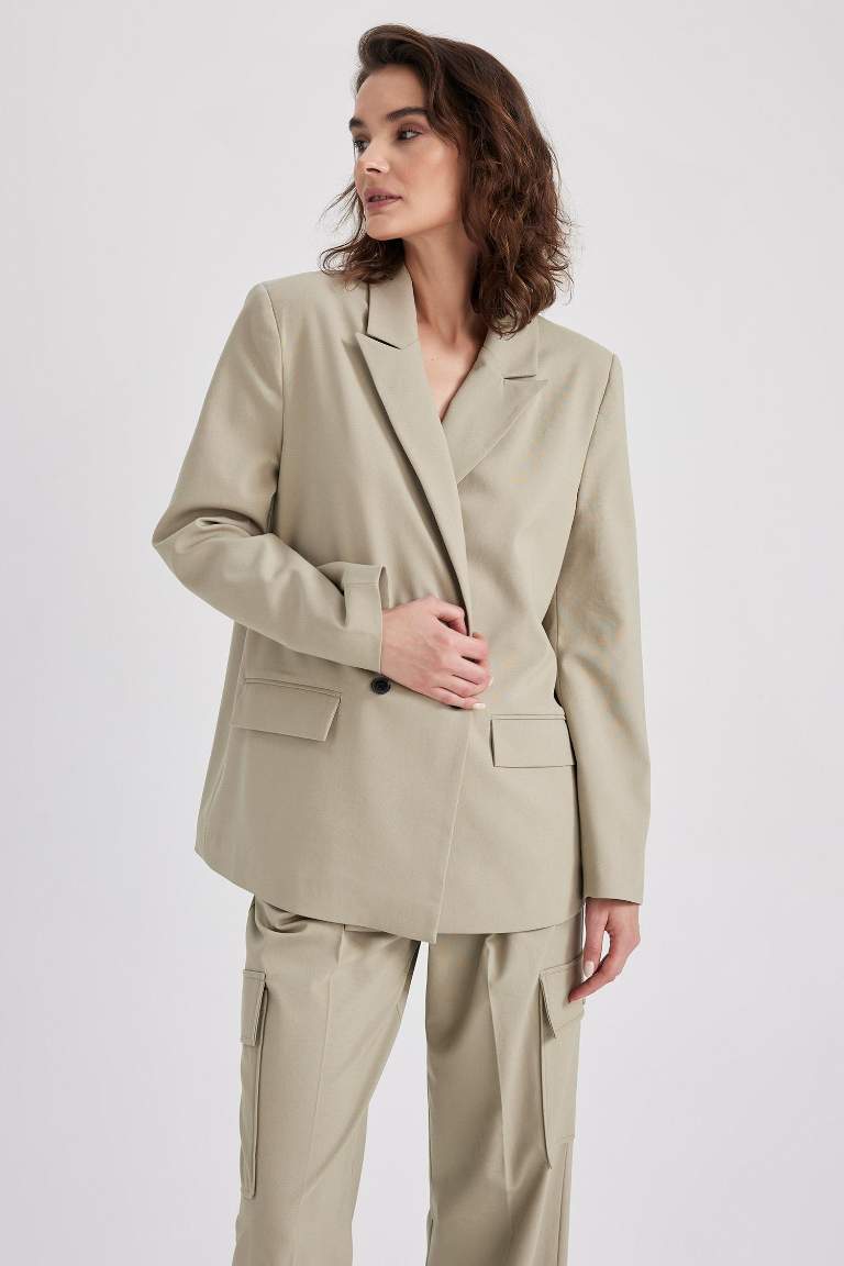 Loose Fit Blazer Ceket