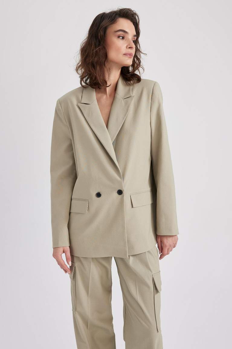 Loose Fit Blazer Ceket