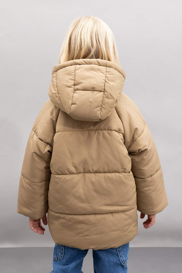 Baby Boy Waterproof Fleece Lined Puffer Jacket