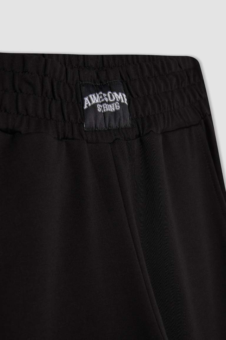 DeFactoFit Sporcu Jogger Eşofman Altı Standart Fit Basic Düz
