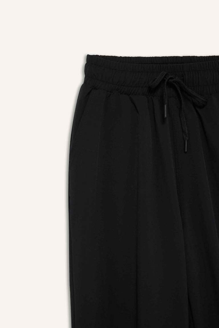DeFactoFit Standart Fit Dokuma Sporcu Jogger Pantolon