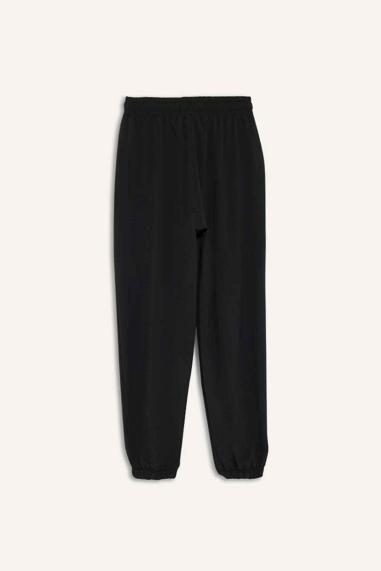 DeFactoFit Standart Fit Dokuma Sporcu Jogger Pantolon