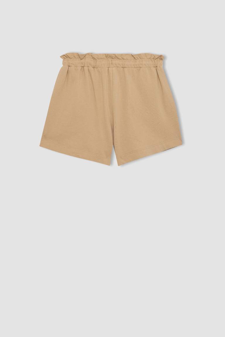 Short En Coton Peigné Pour Fille