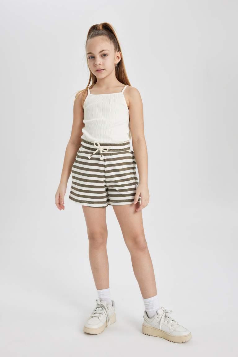 Girl Striped Shorts