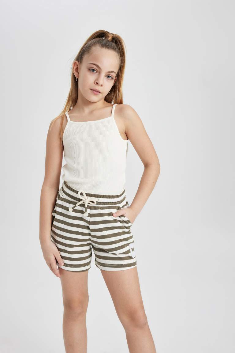 Girl Striped Shorts