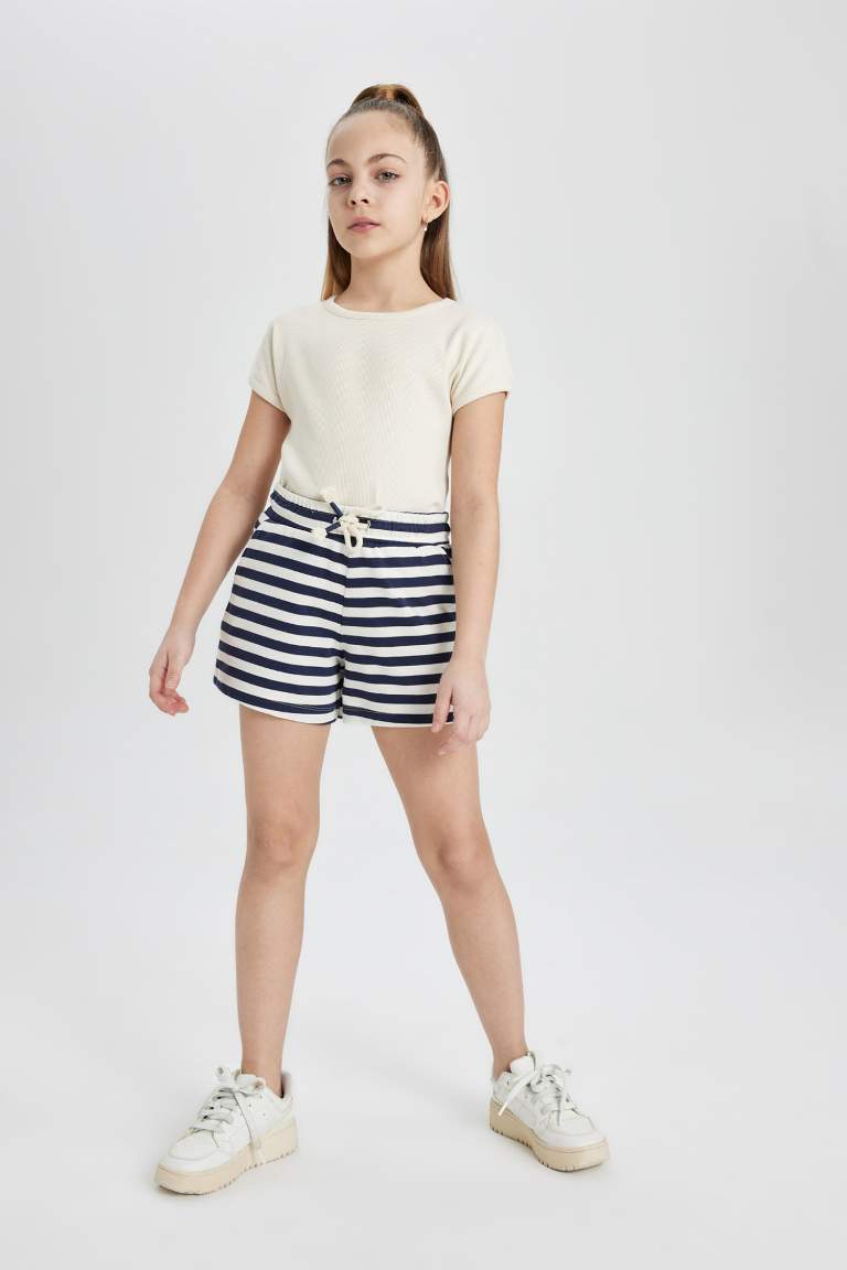 Girl Striped Shorts