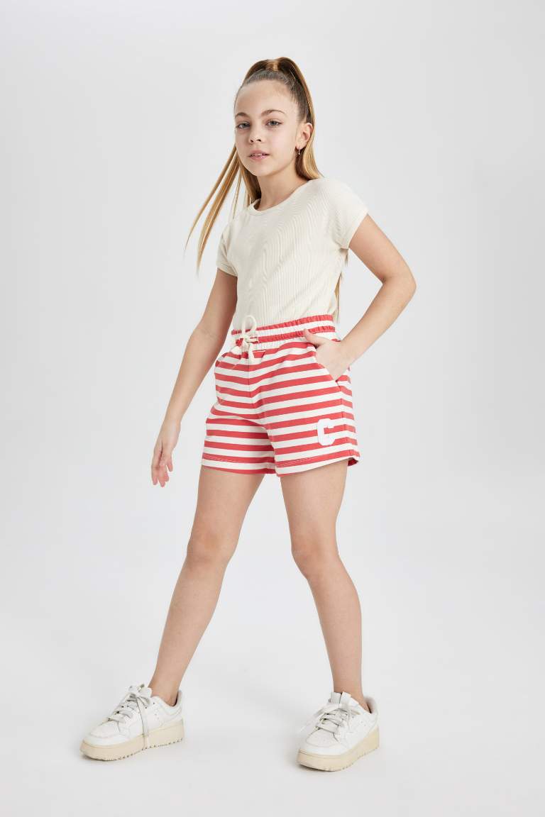 Girl Striped Shorts