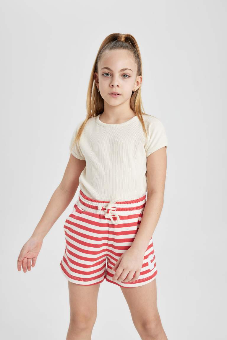 Girl Striped Shorts