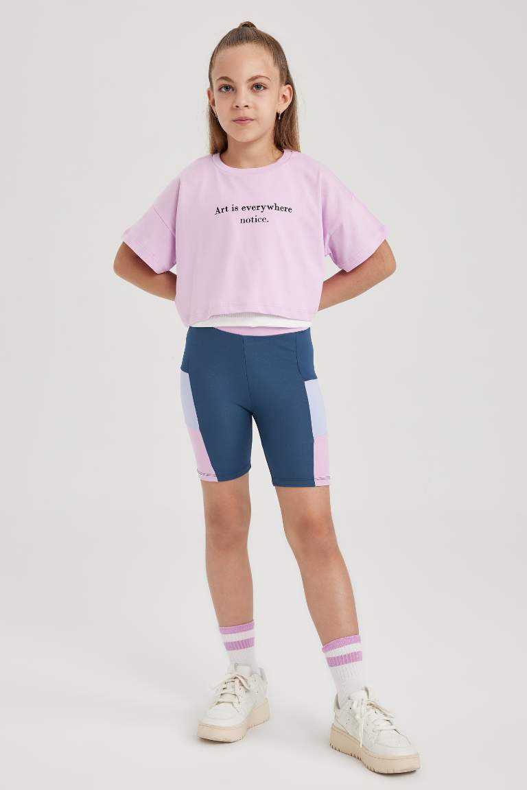 Girl Bike Short Leggings