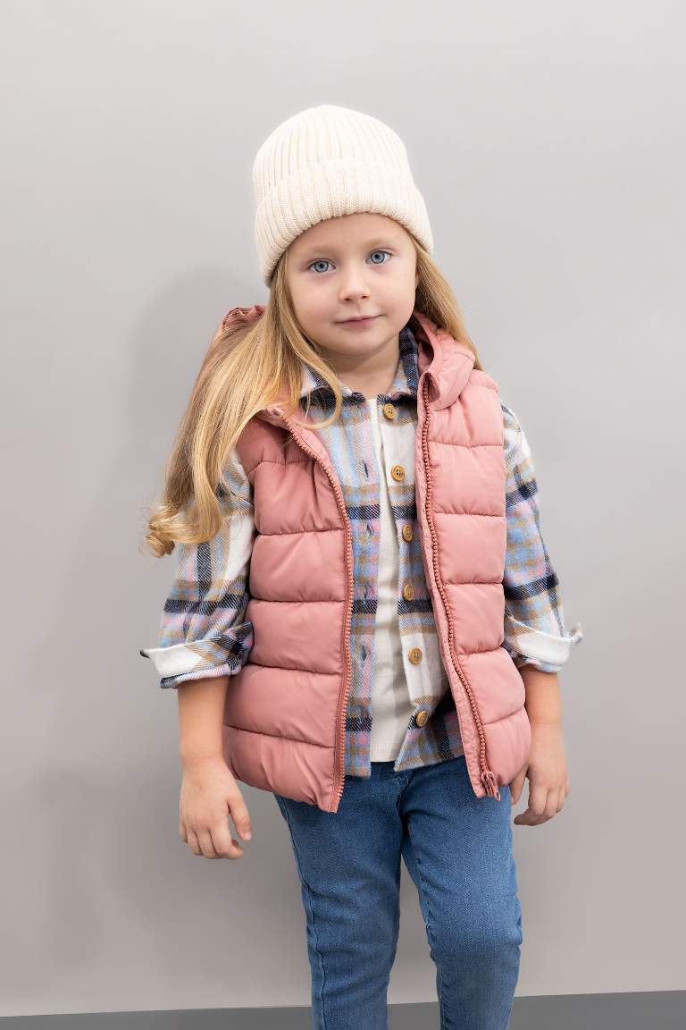 Girl Hooded Puffer Vest