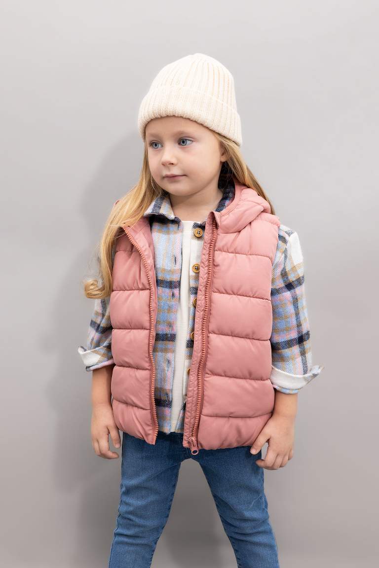 Girl Hooded Puffer Vest